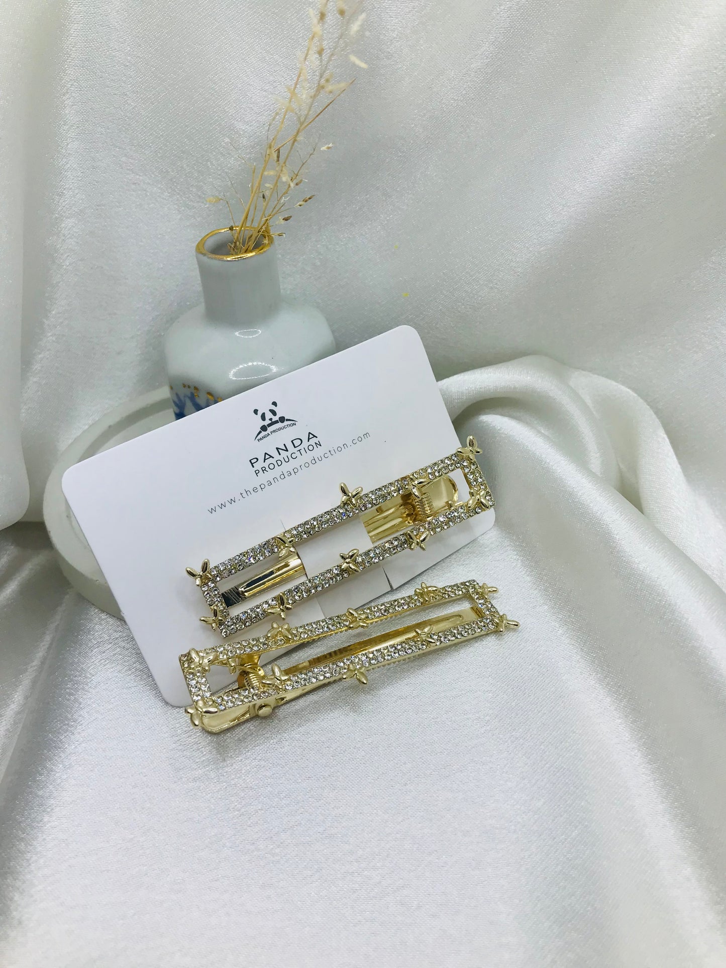 Rhinestone Star Hairpin Set