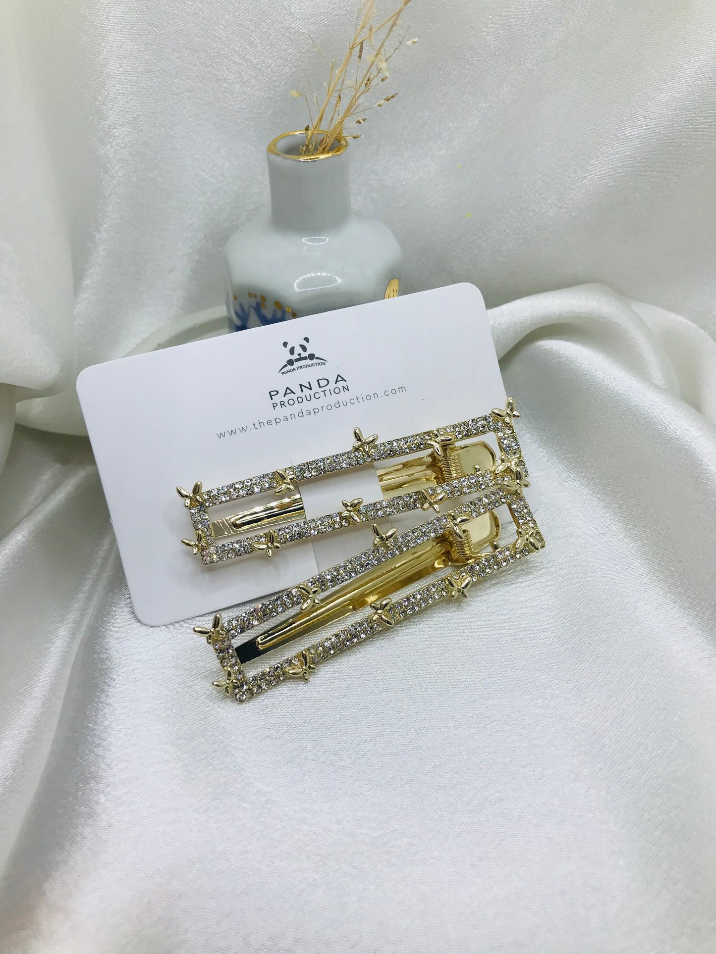 Rhinestone Star Hairpin Set