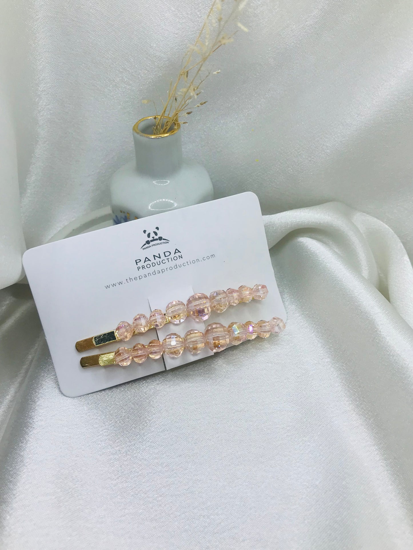 Beaded Hair Clips