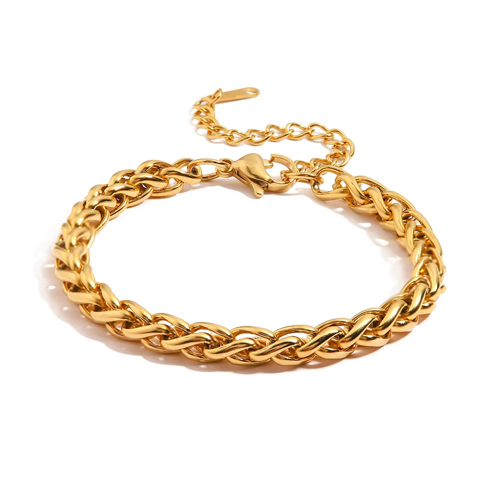 Gold Cuban Link Bracelet