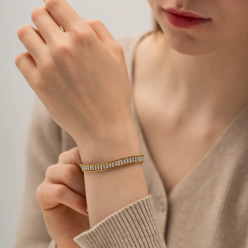 Cascade Crystal Bracelet