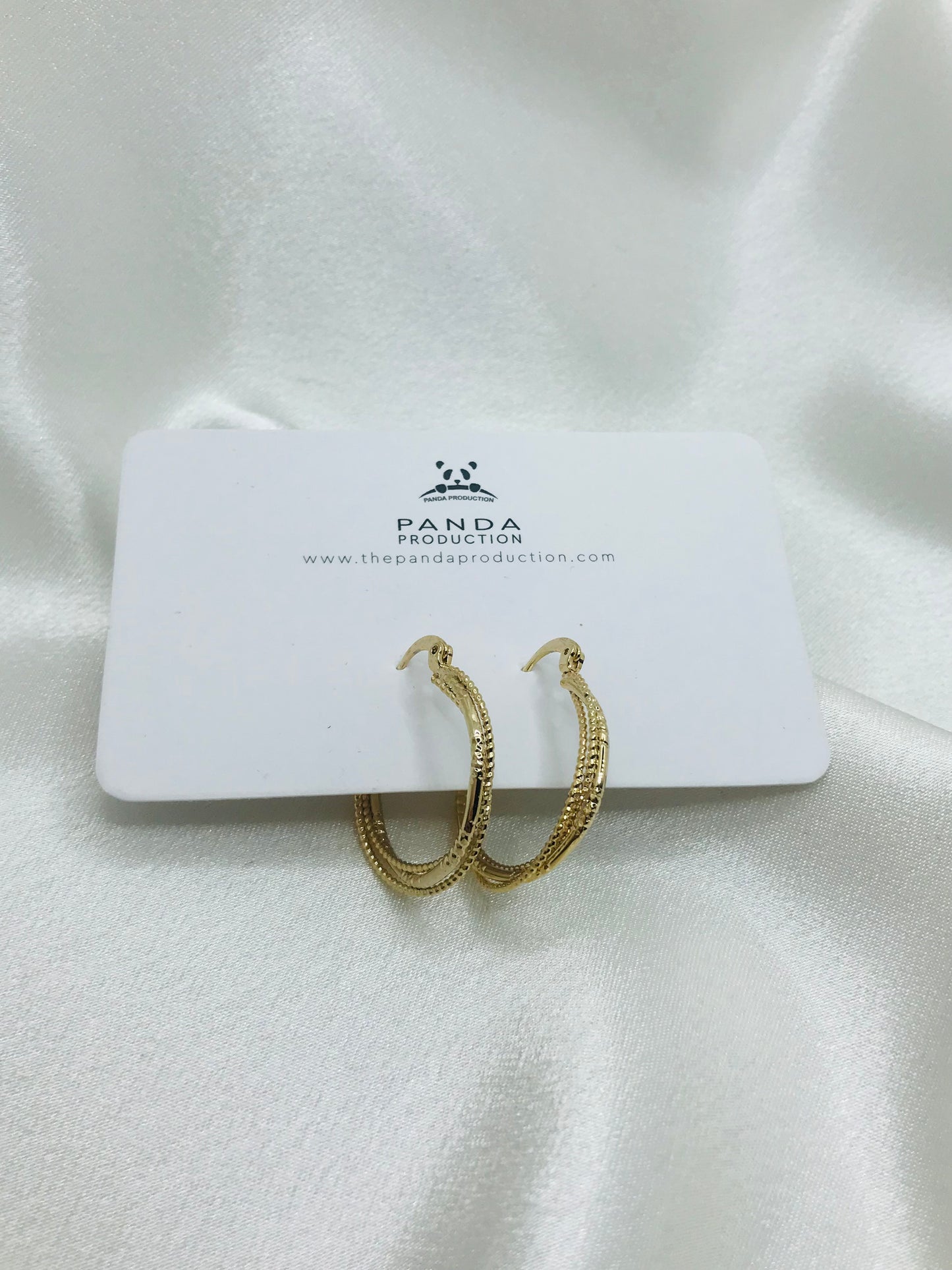 Textured Hoop Earrings