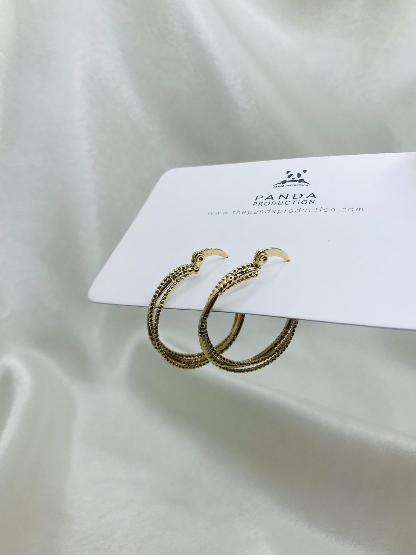 Textured Hoop Earrings