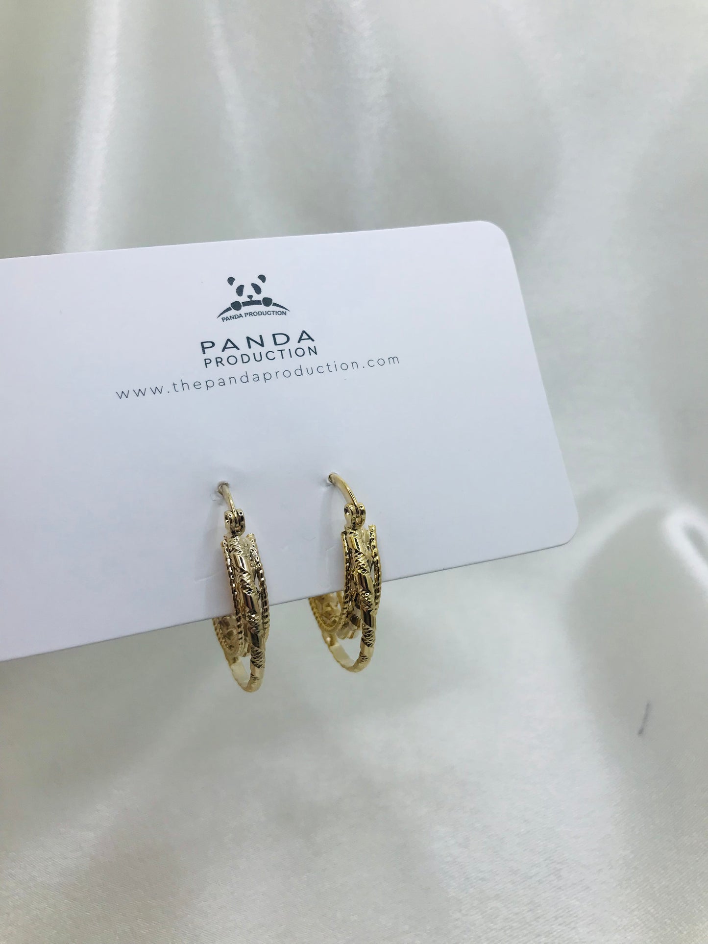 Layered Gold Hoop Earrings