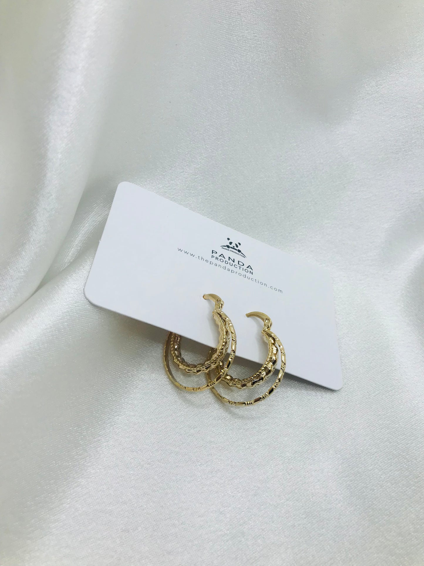 Layered Gold Hoop Earrings