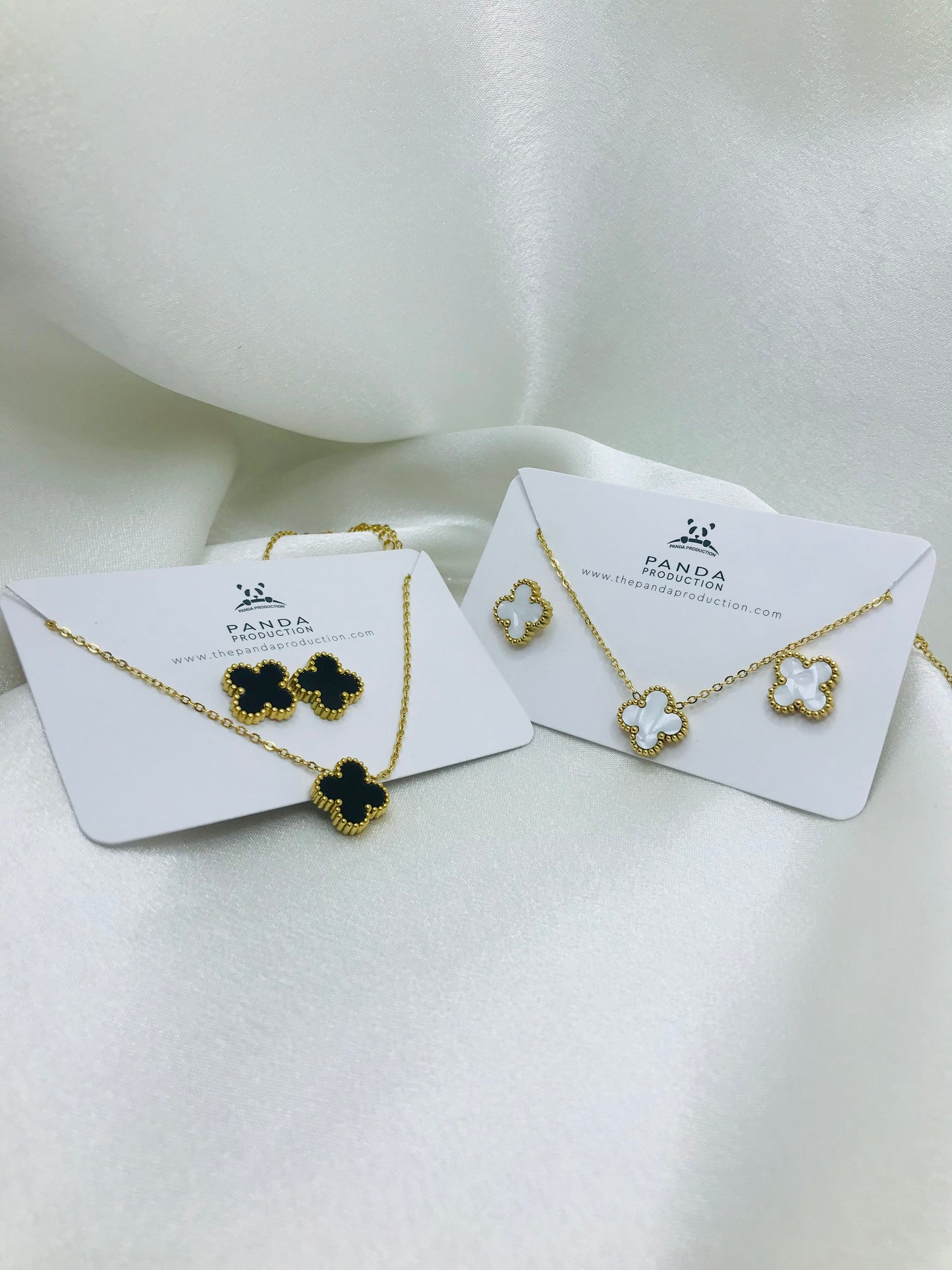 Minimal Clover Jewllery Set
