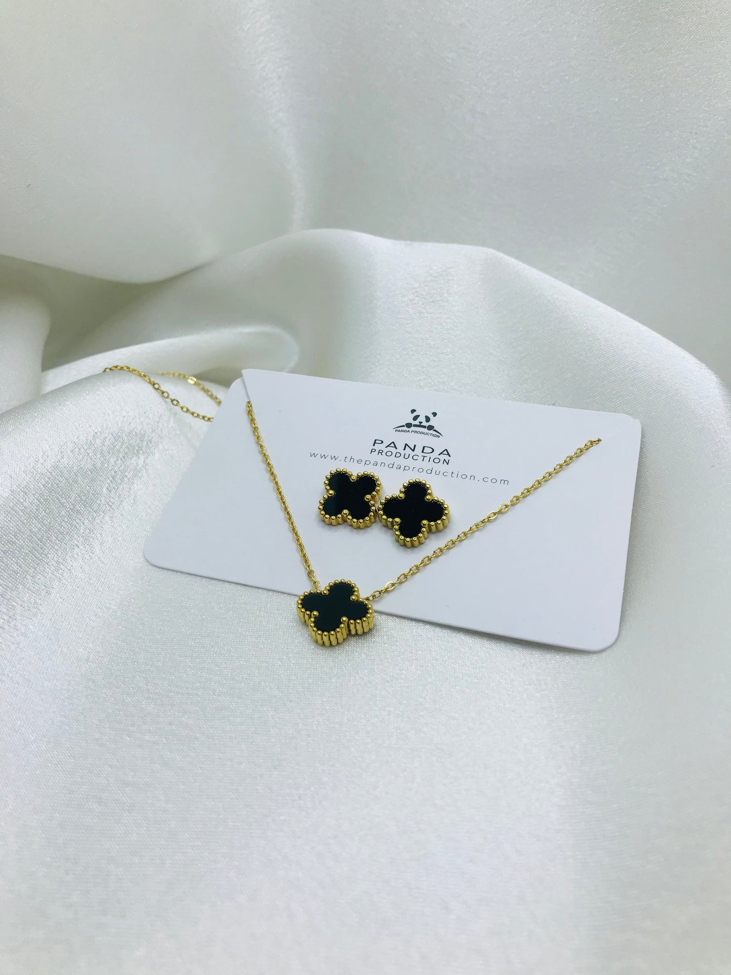 Minimal Clover Jewllery Set