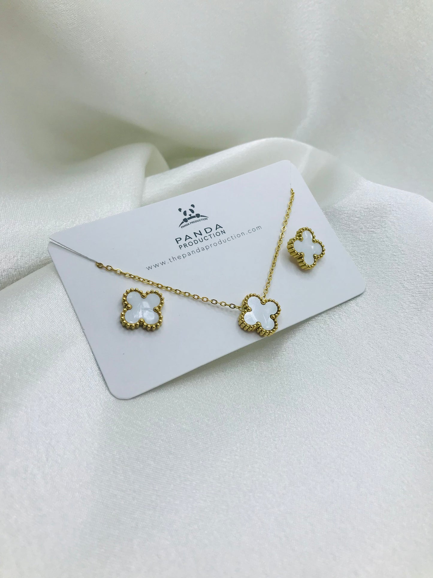 Minimal Clover Jewllery Set
