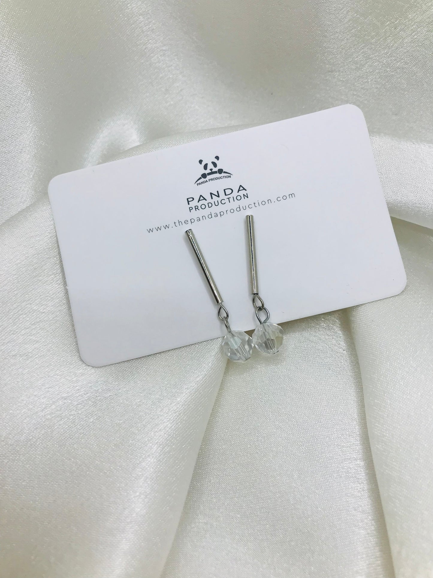 Silver Stick Earrings