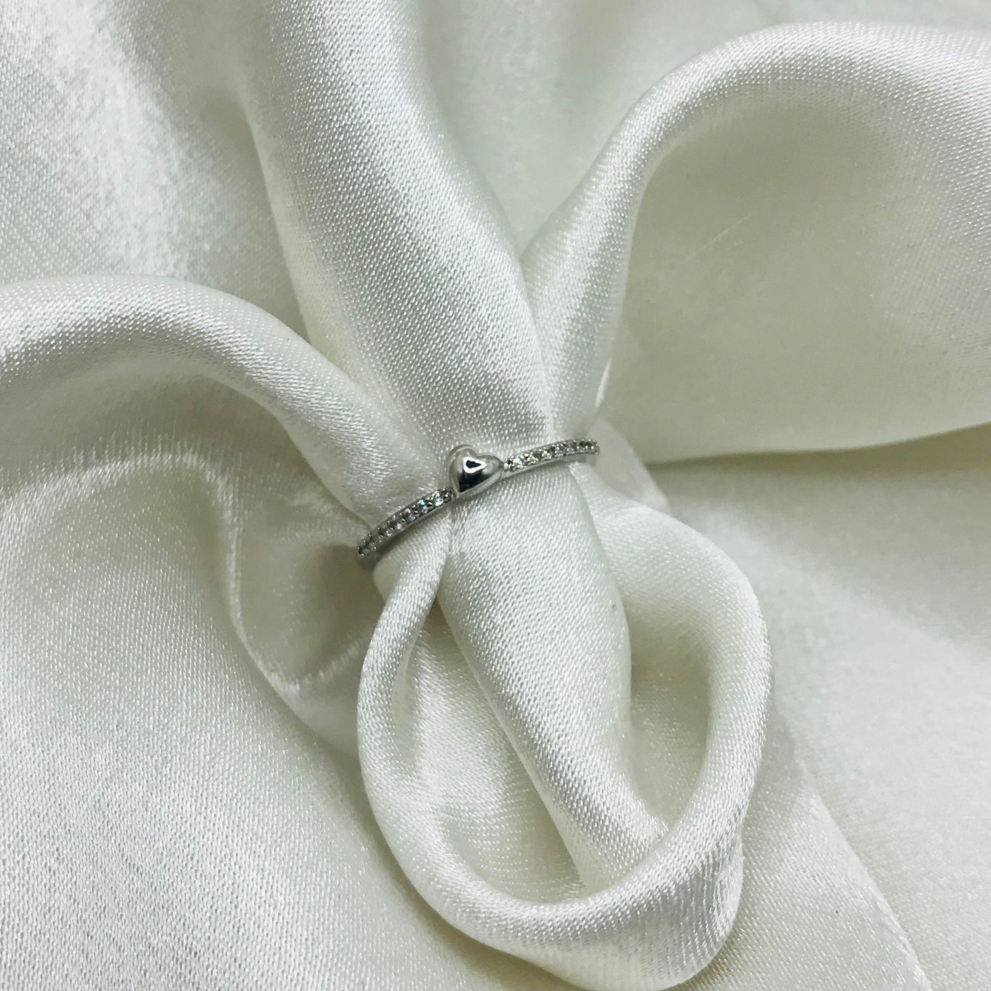 Sterling Silver Mini Heart Ring