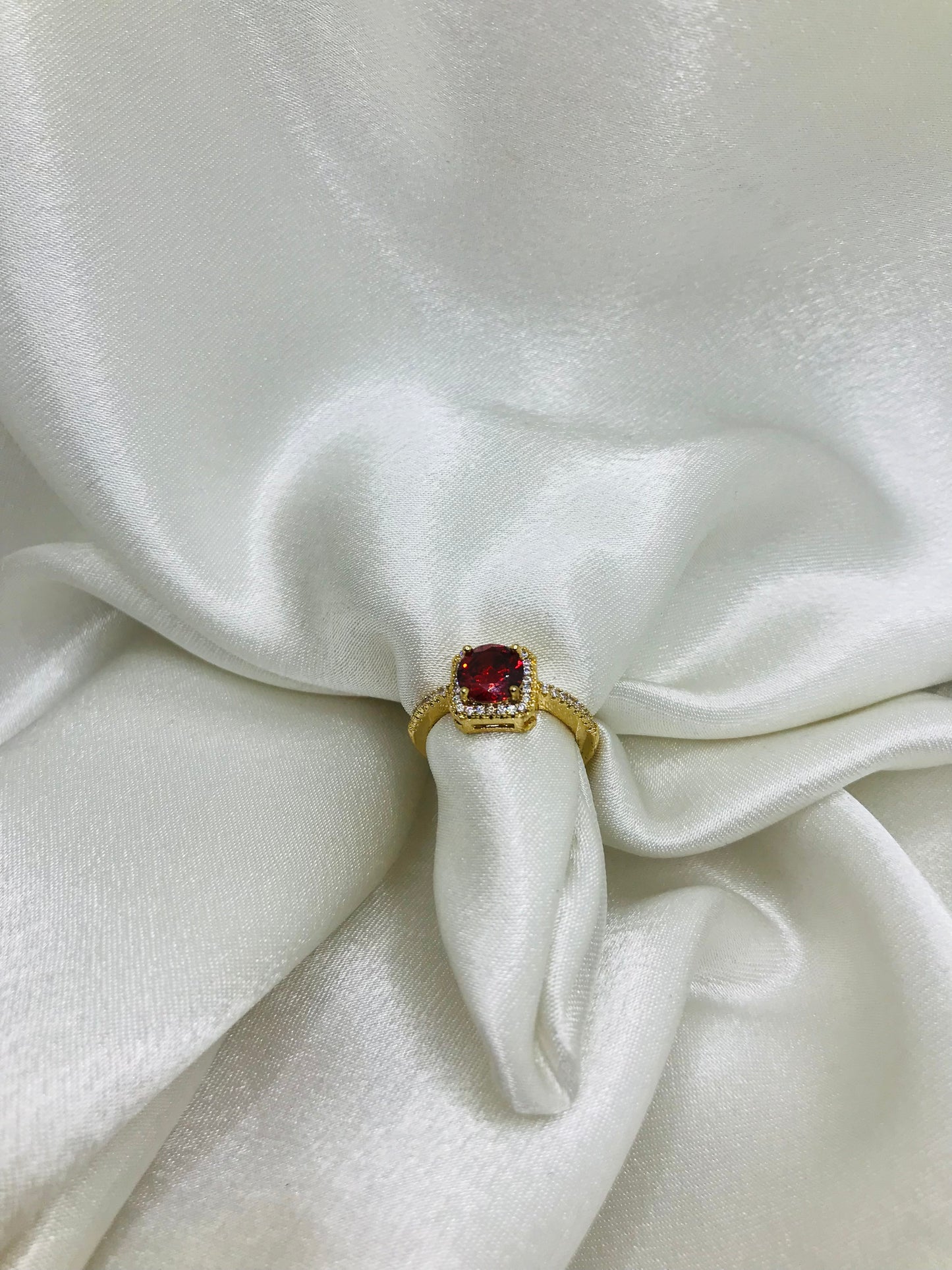 Golden Ember Ring