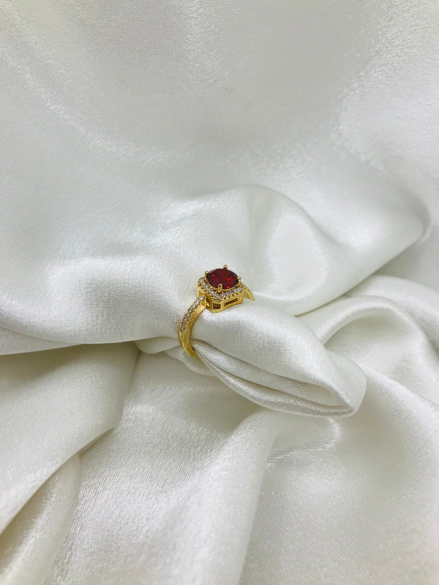 Golden Ember Ring