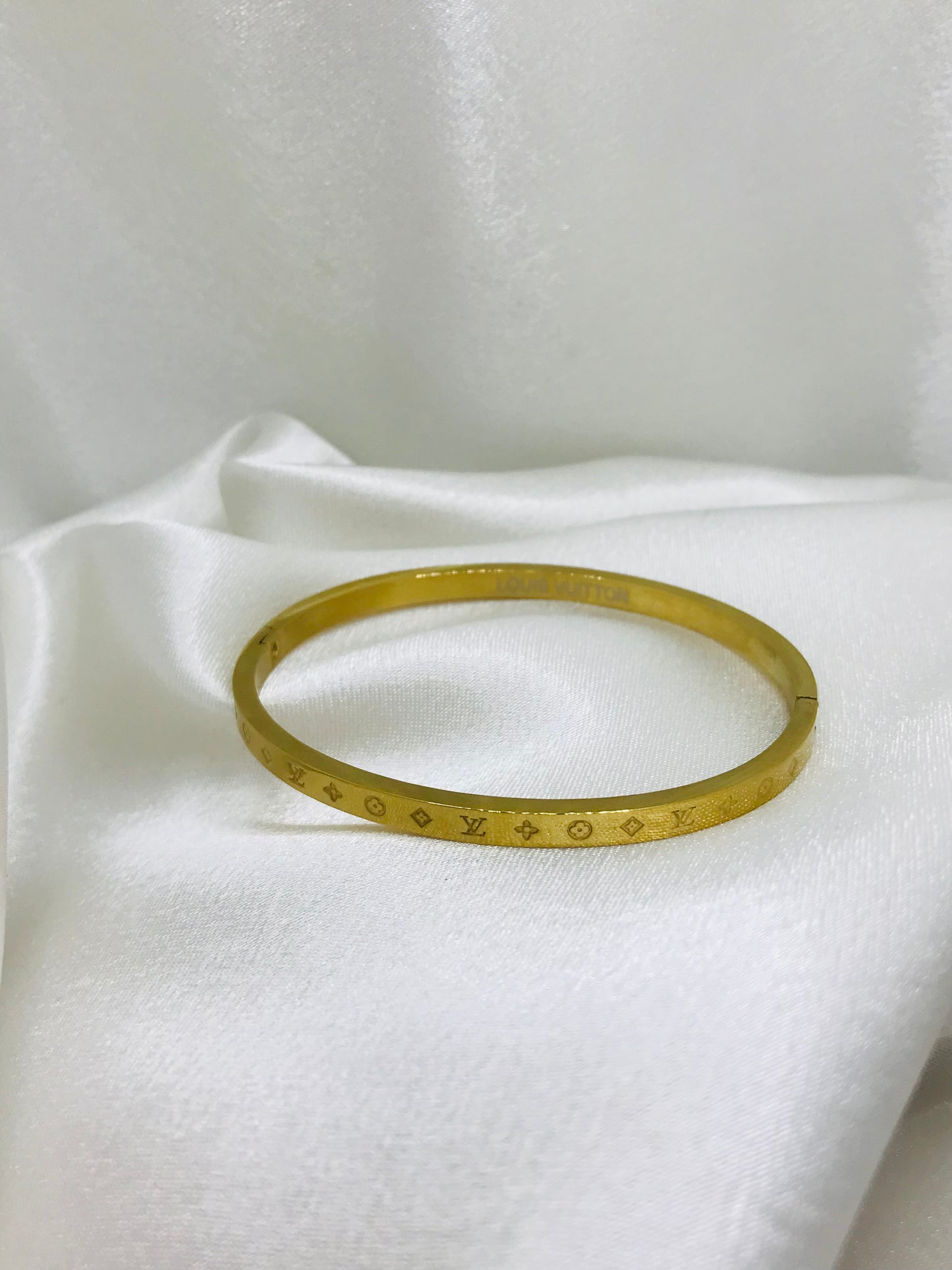 Designer-Inspired Gold Bangle