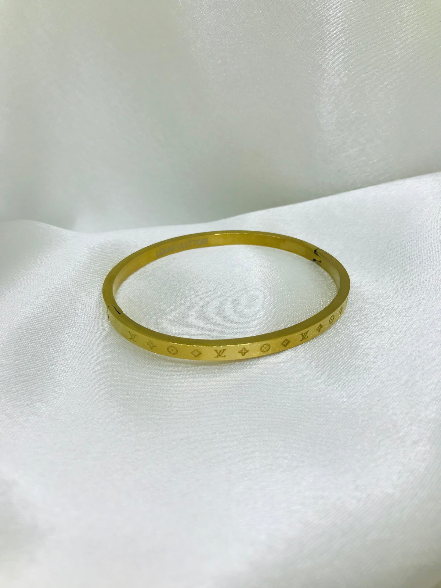 Designer-Inspired Gold Bangle