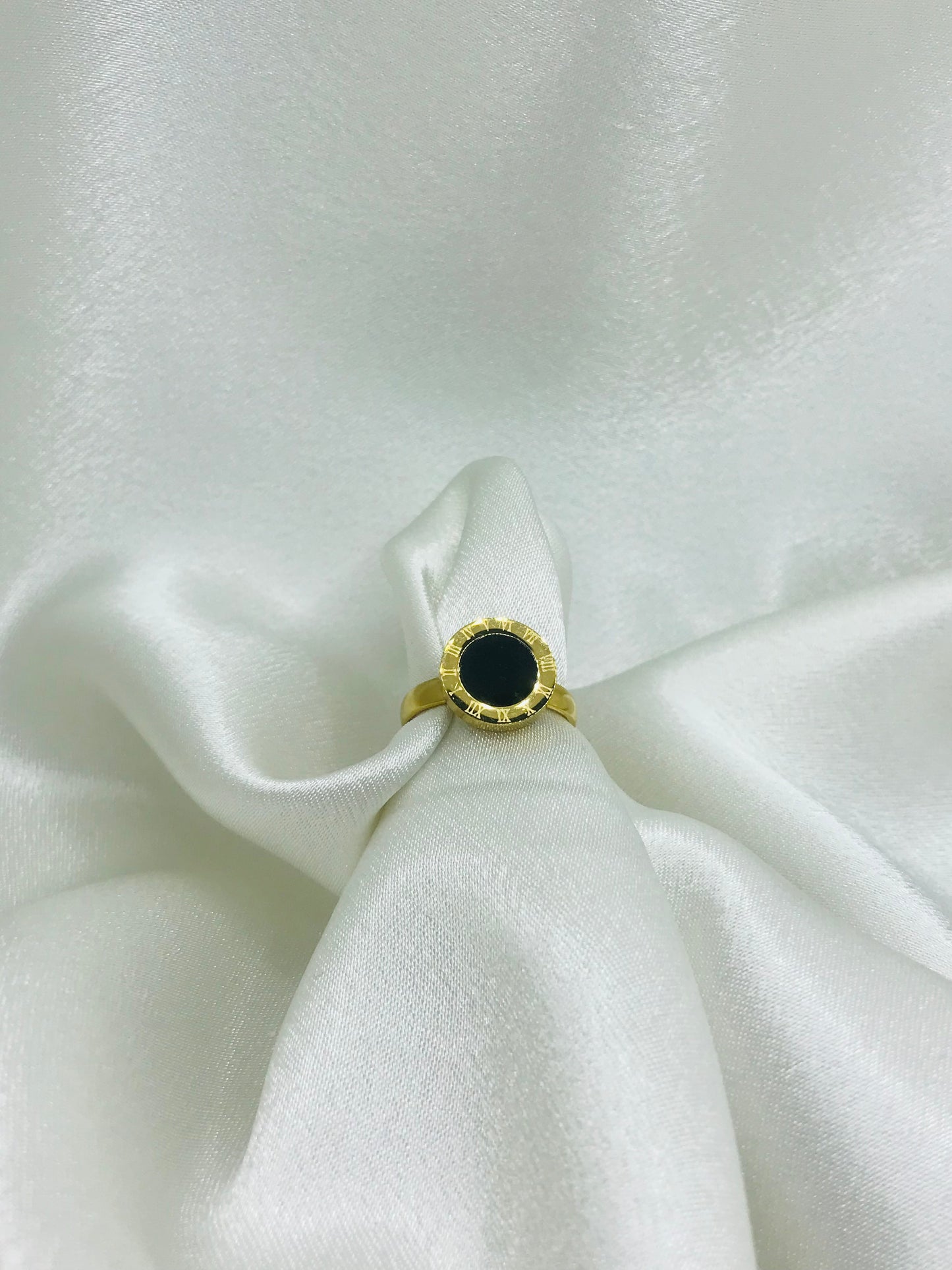 Roman Geometrical Stainless Rings