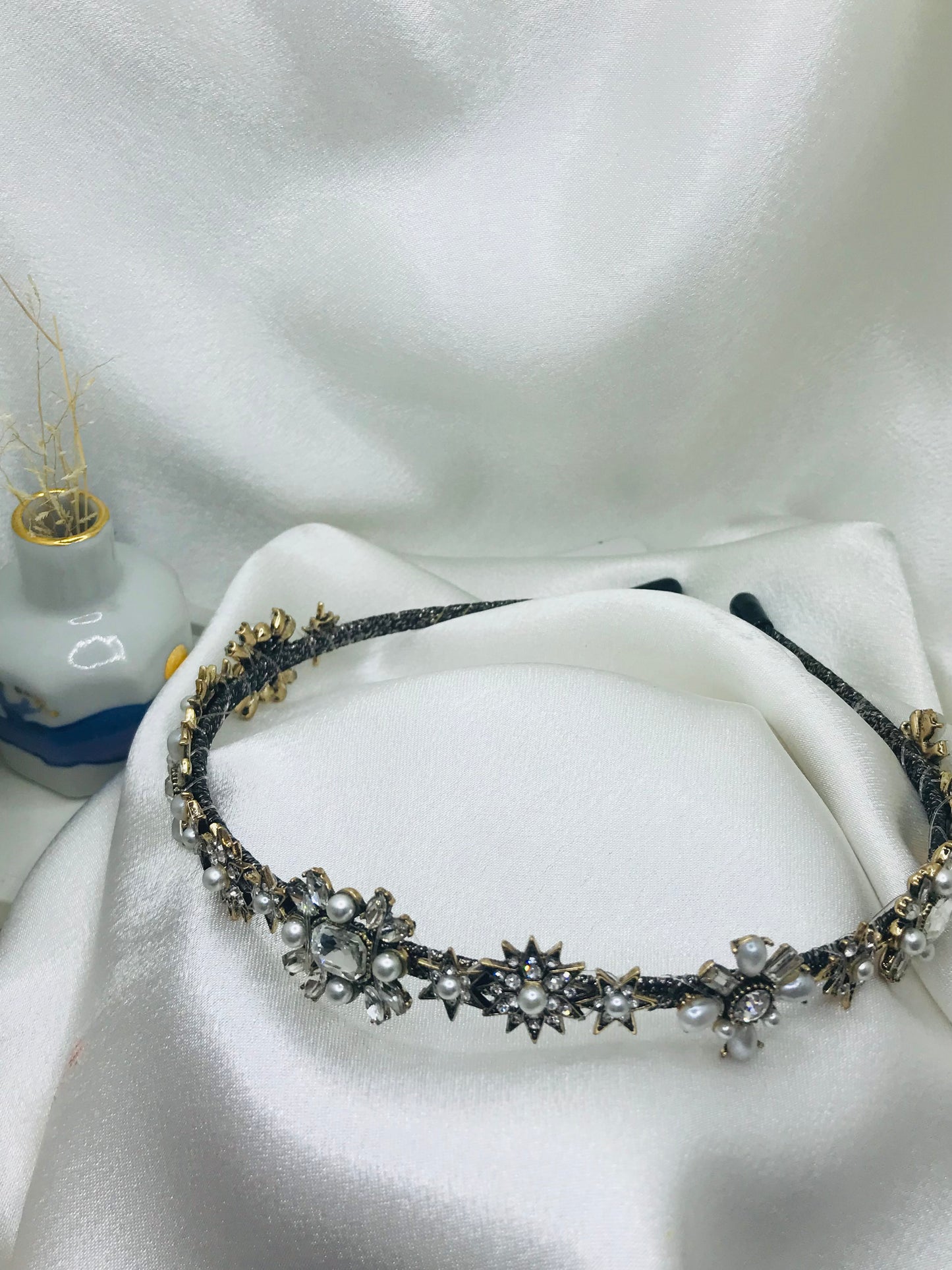 Pearl and Rhinestone Star Headband