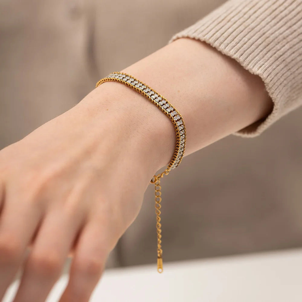 Cascade Crystal Bracelet