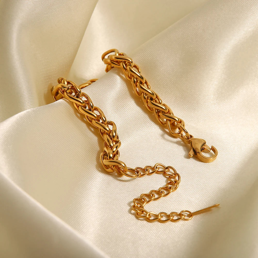 Gold Cuban Link Bracelet