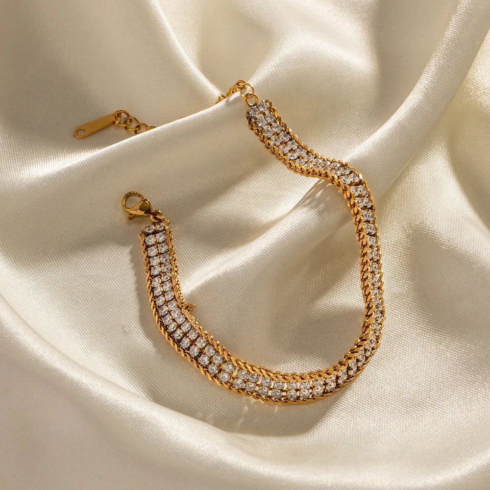 Cascade Crystal Bracelet