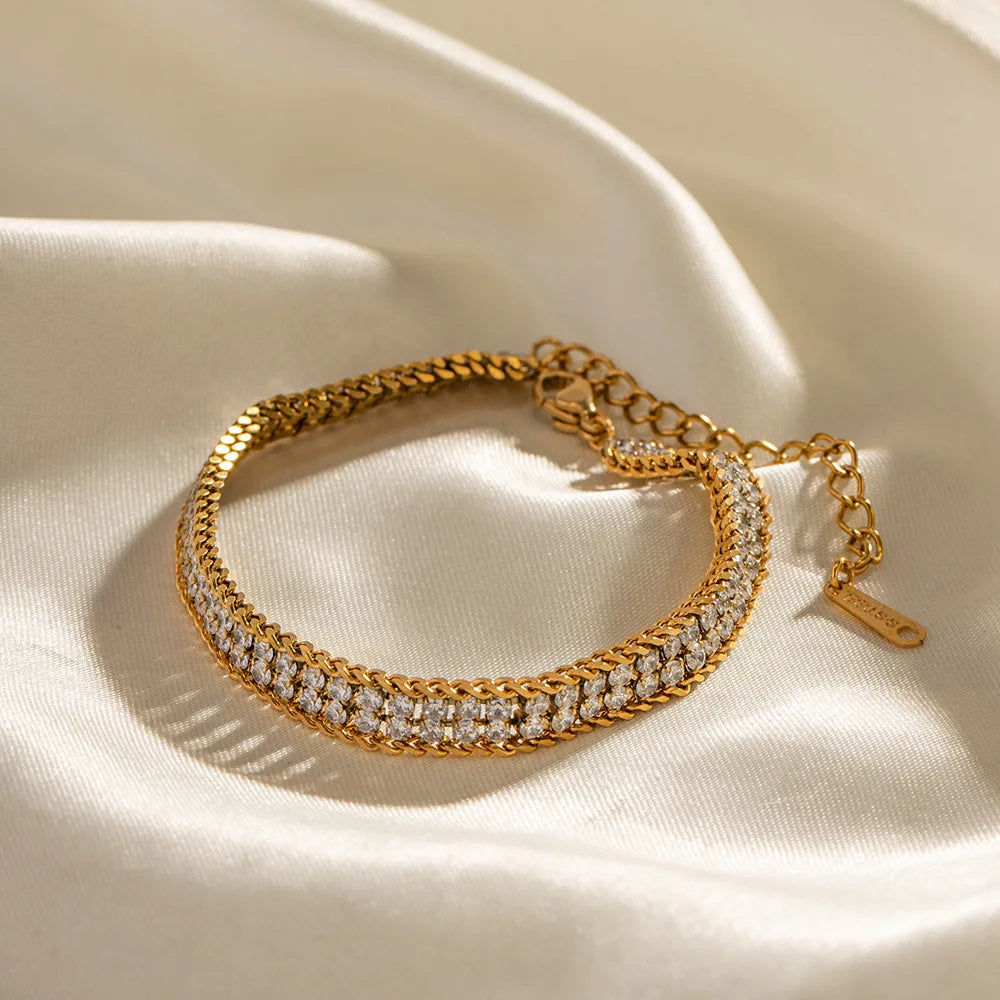 Cascade Crystal Bracelet