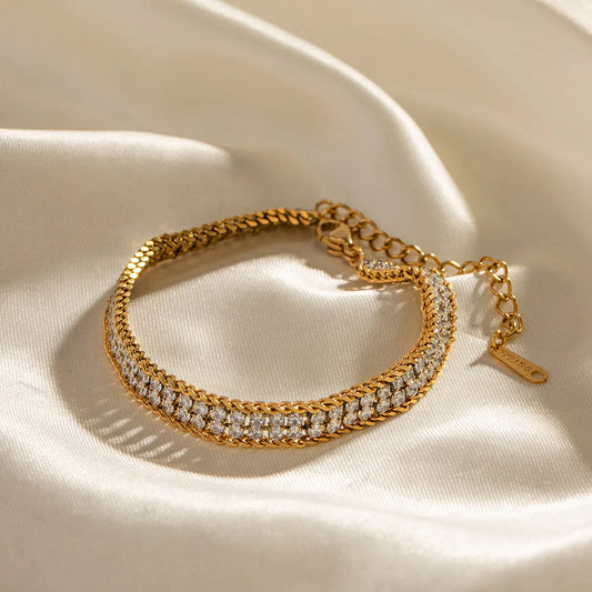 Cascade Crystal Bracelet