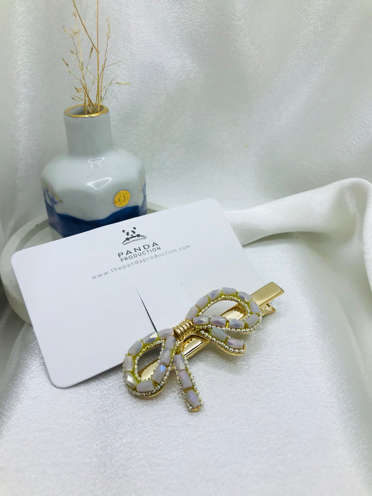 Pearl Bow Hairpin
