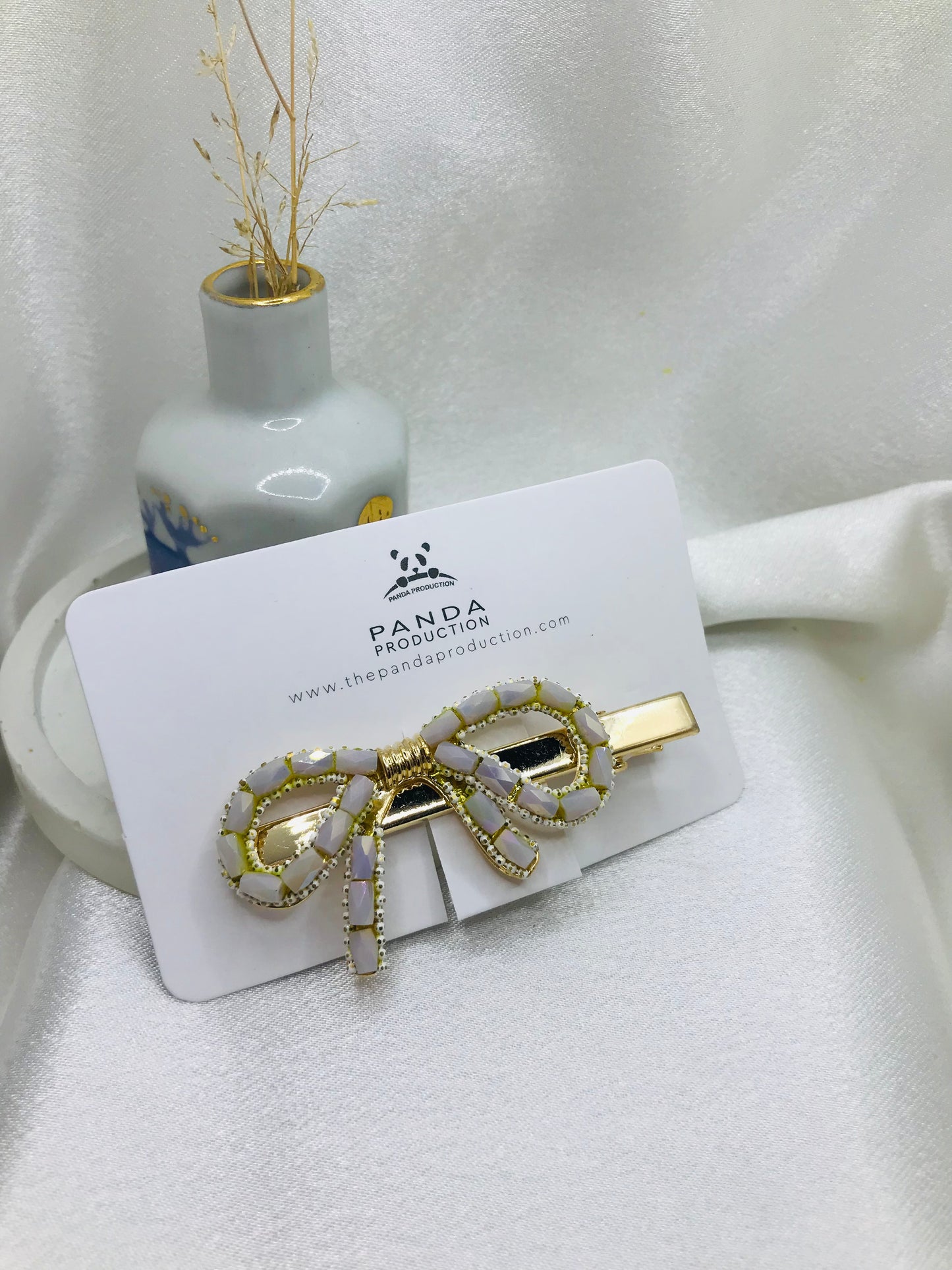 Pearl Bow Hairpin