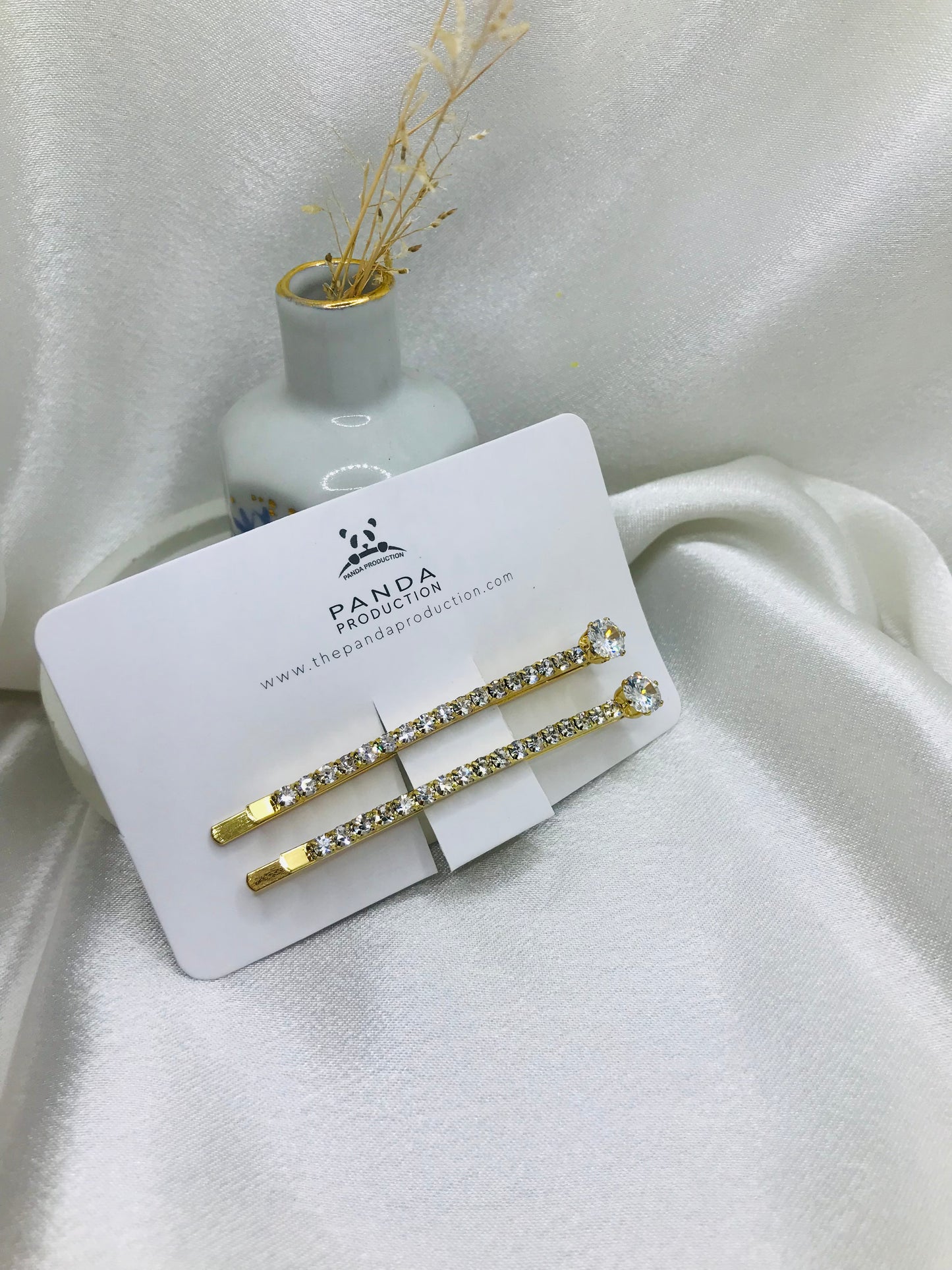 Minimalist Rhinestone Hairpins