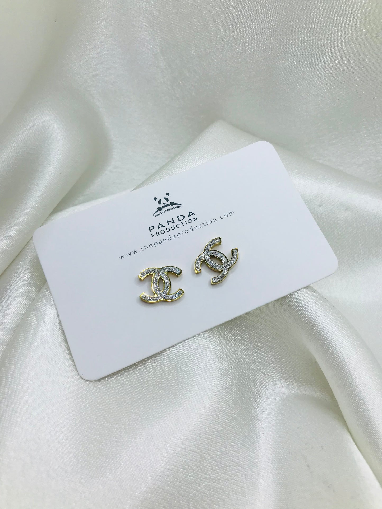 Chanel-Inspired Stud Earrings