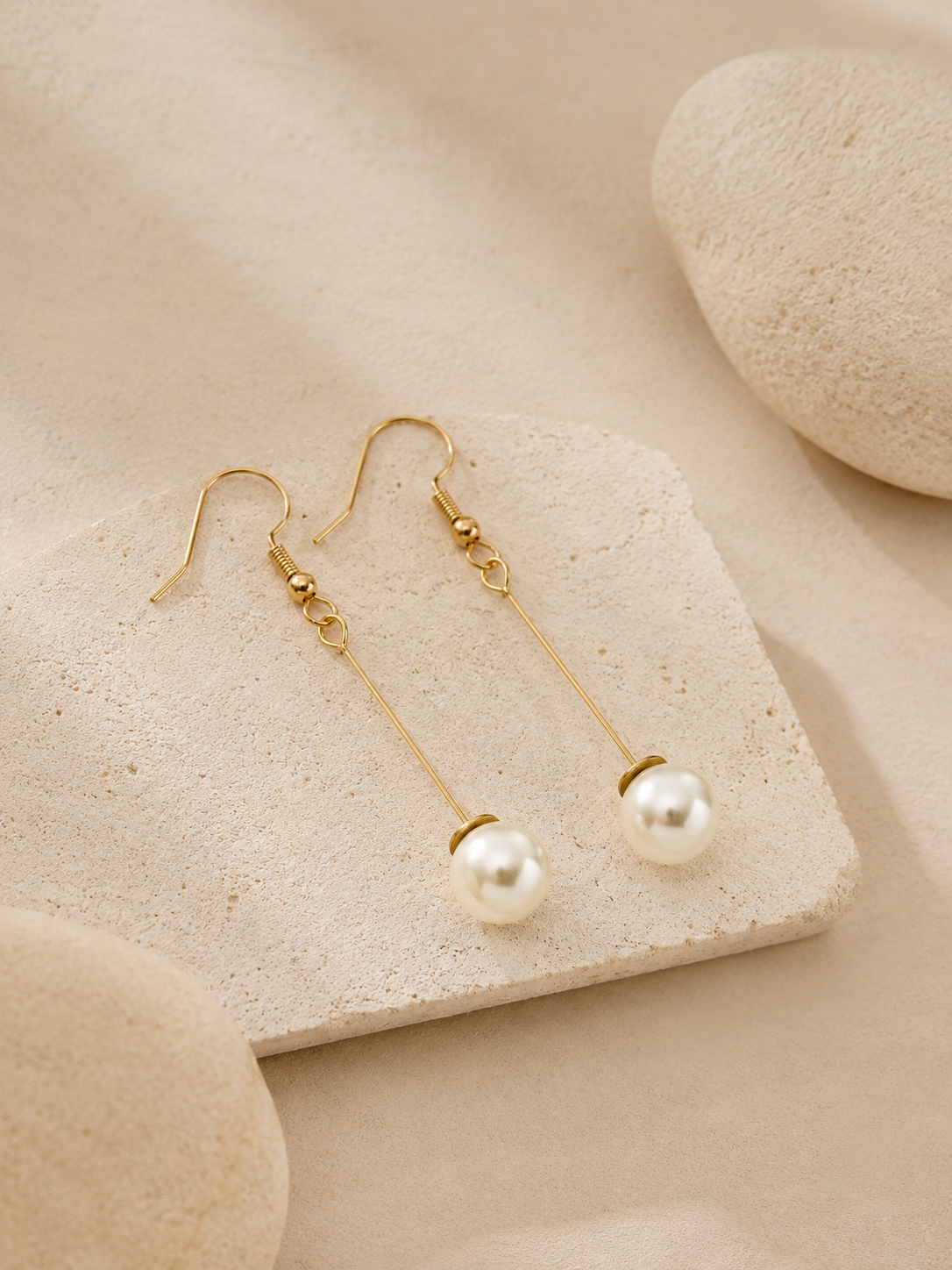 Long Pearl Daily Wear Earring