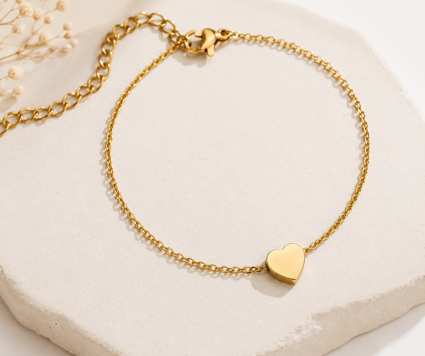Heart Chain Bracelet