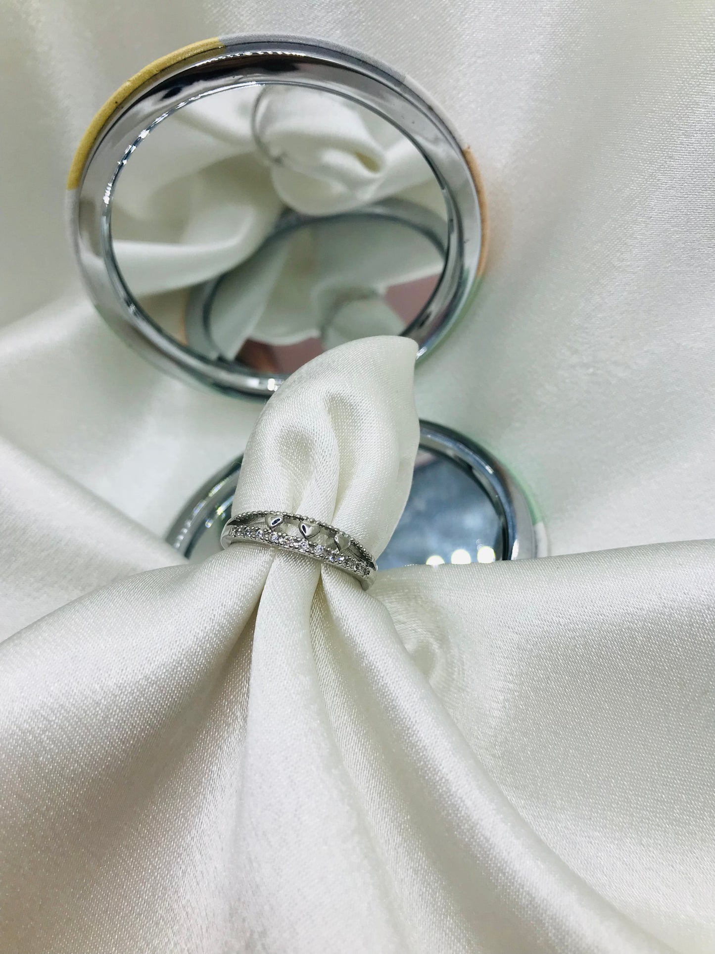 Delicate Silver Heart Ring