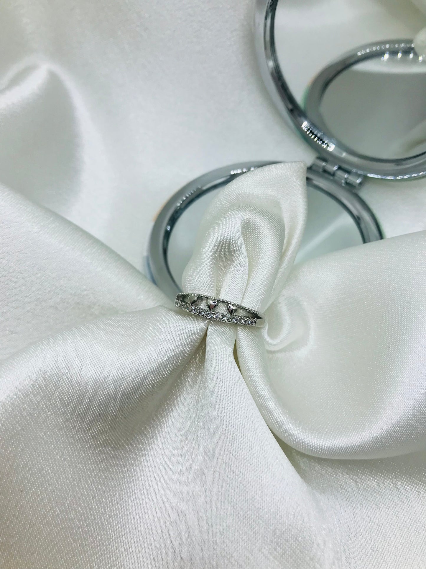 Delicate Silver Heart Ring