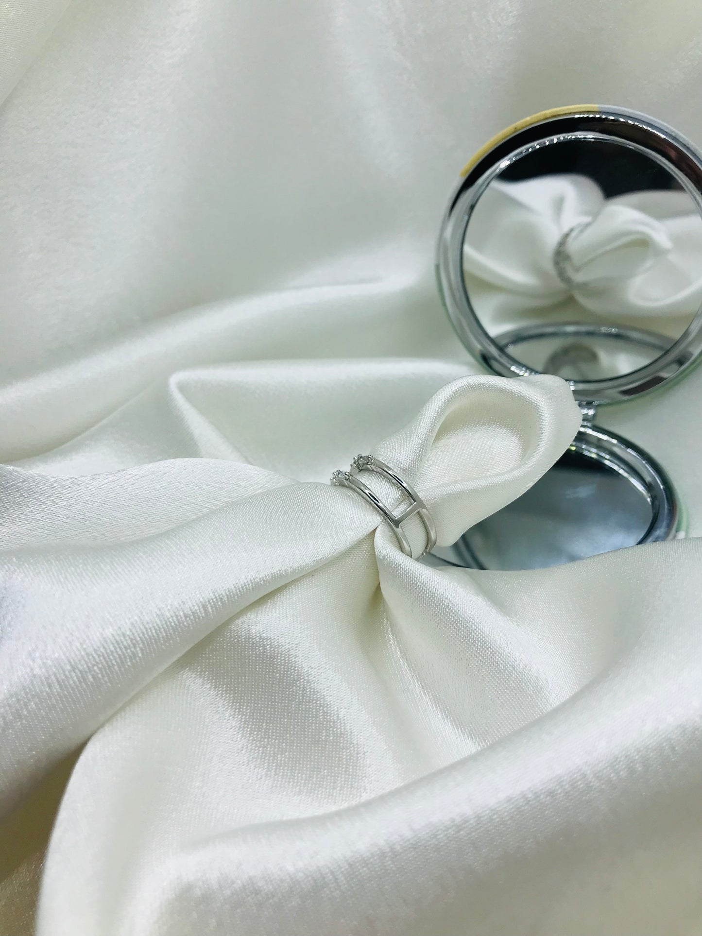 Double Band Diamond Ring