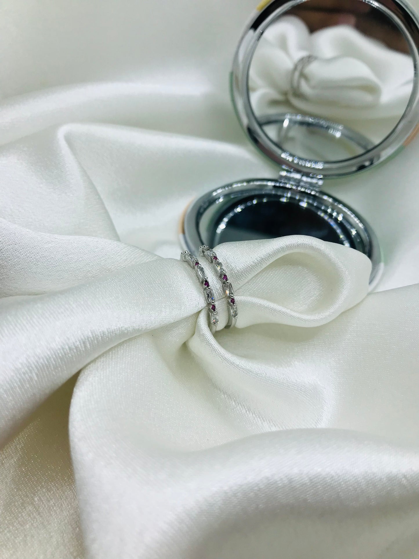 Double Band Diamond Ring