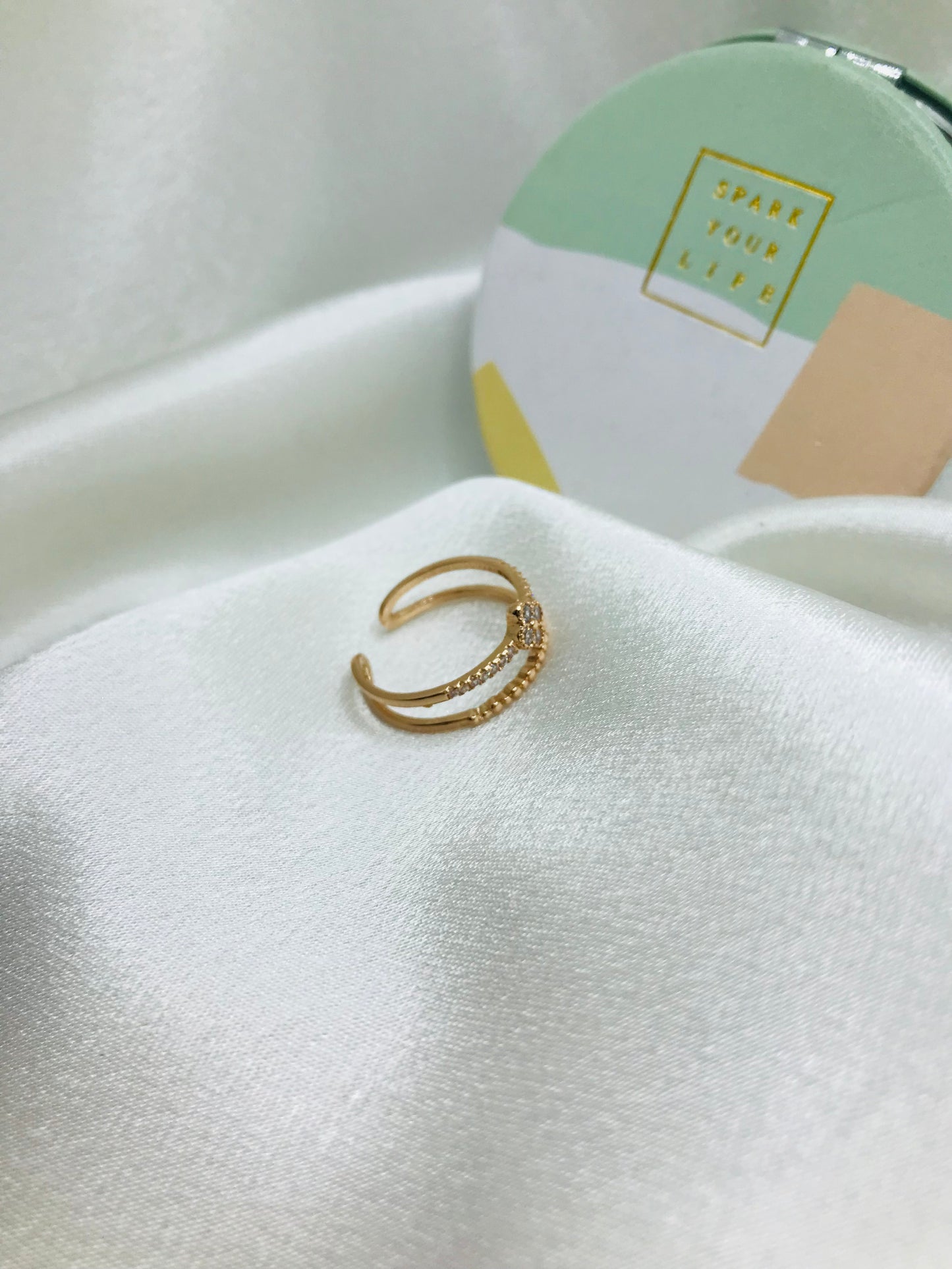 Double Rose Gold Minimalist Ring