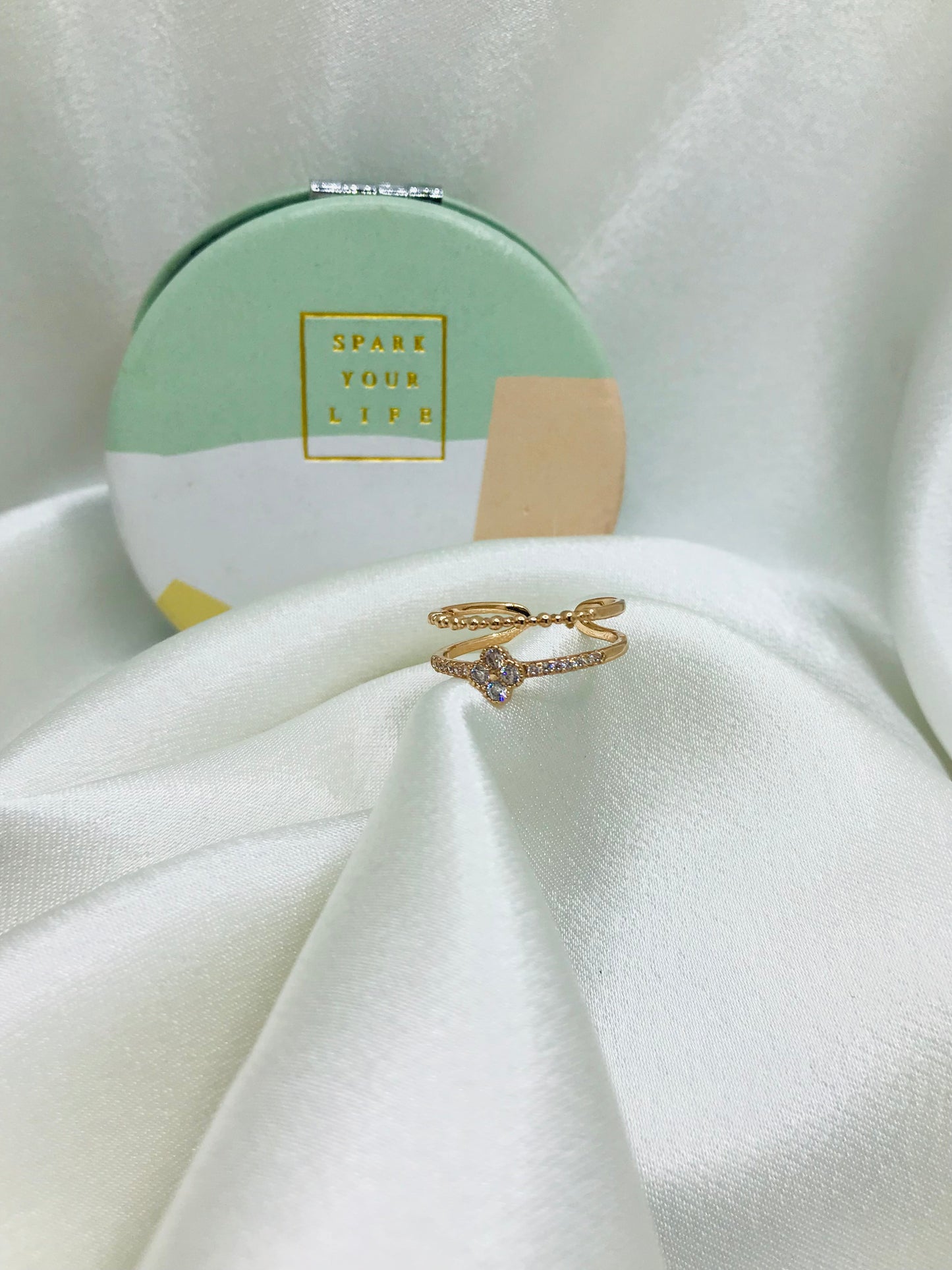 Double Rose Gold Minimalist Ring