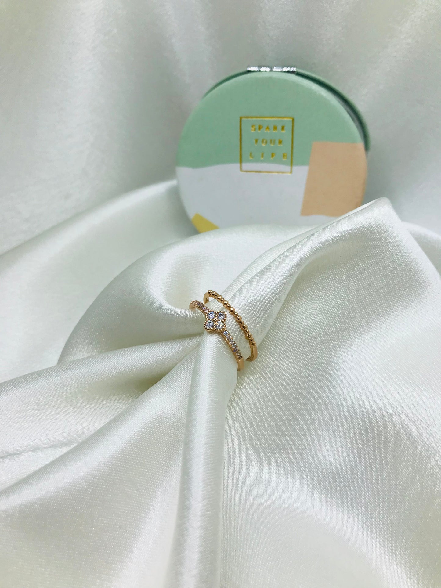 Double Rose Gold Minimalist Ring