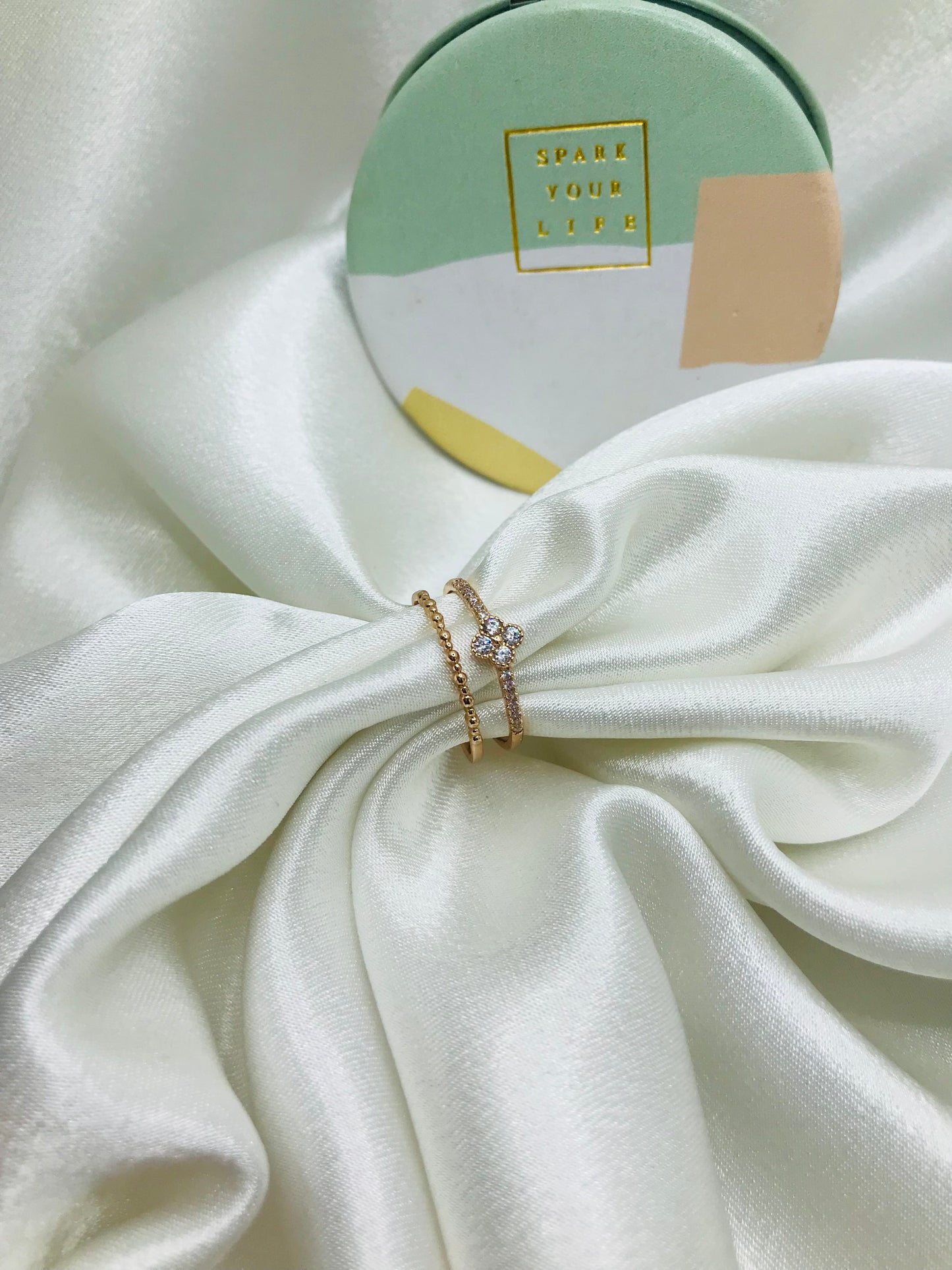 Double Rose Gold Minimalist Ring