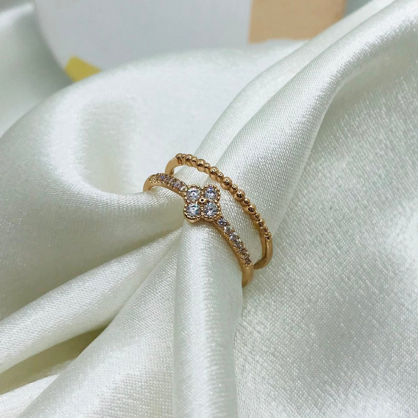 Double Rose Gold Minimalist Ring