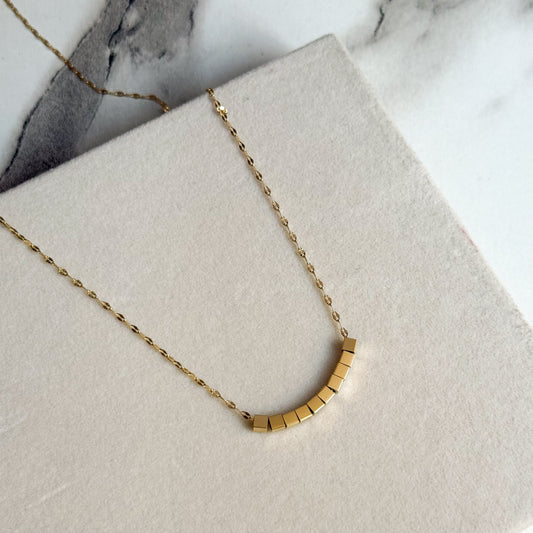 Cubic Square Charm Pendant