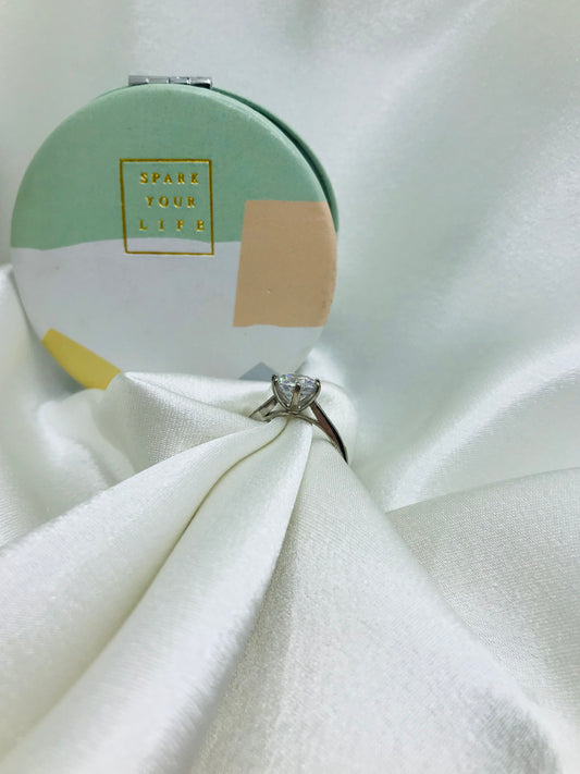Fancy Oval Solitaire Ring
