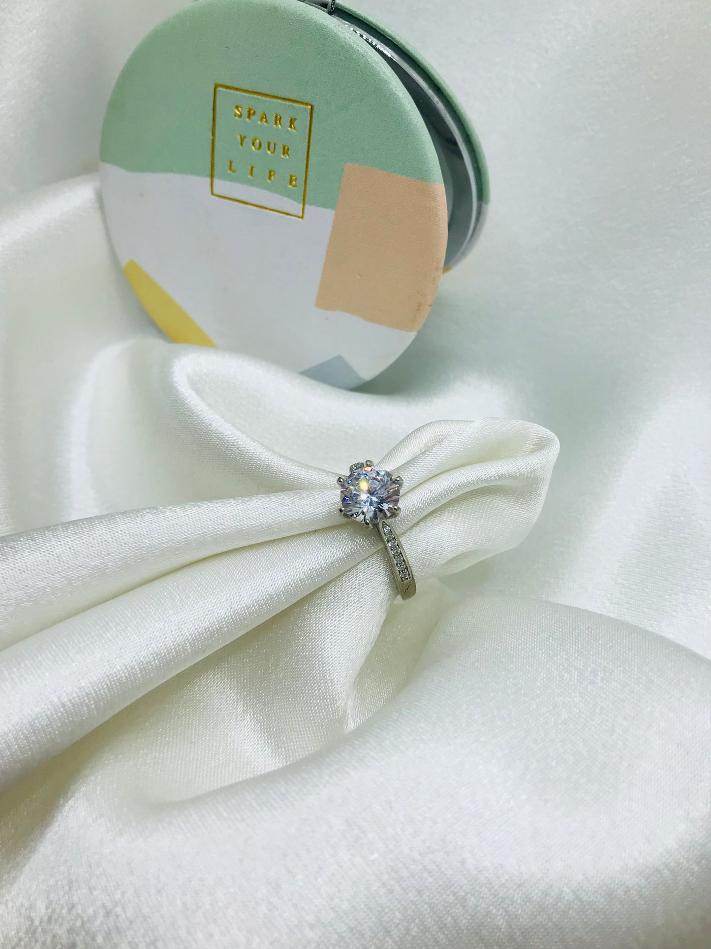 Fancy Oval Solitaire Ring