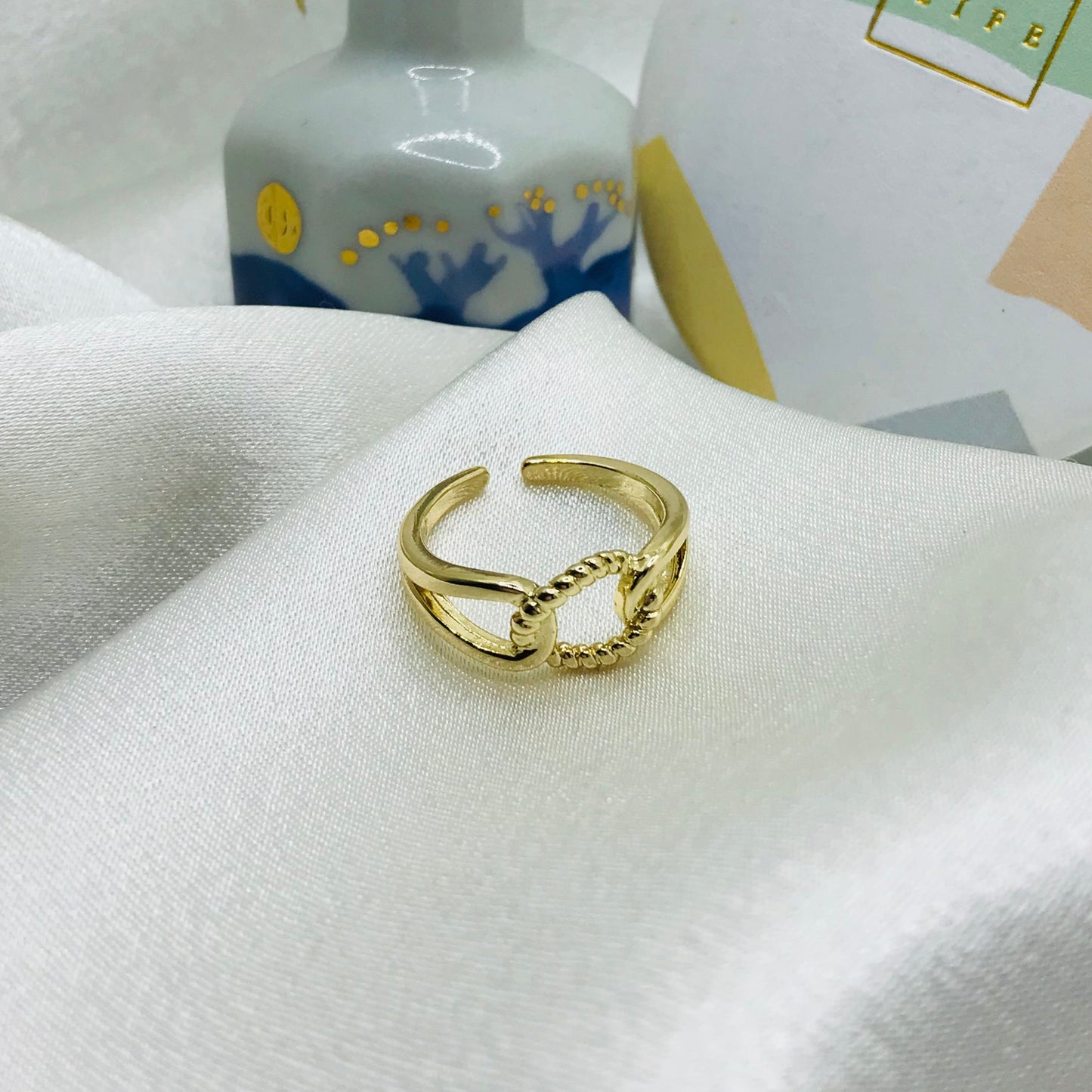 Gold Chain Link Ring