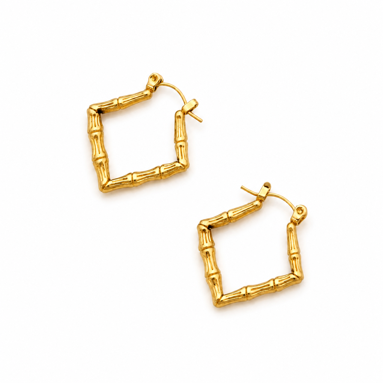 Bamboo Square Hoop