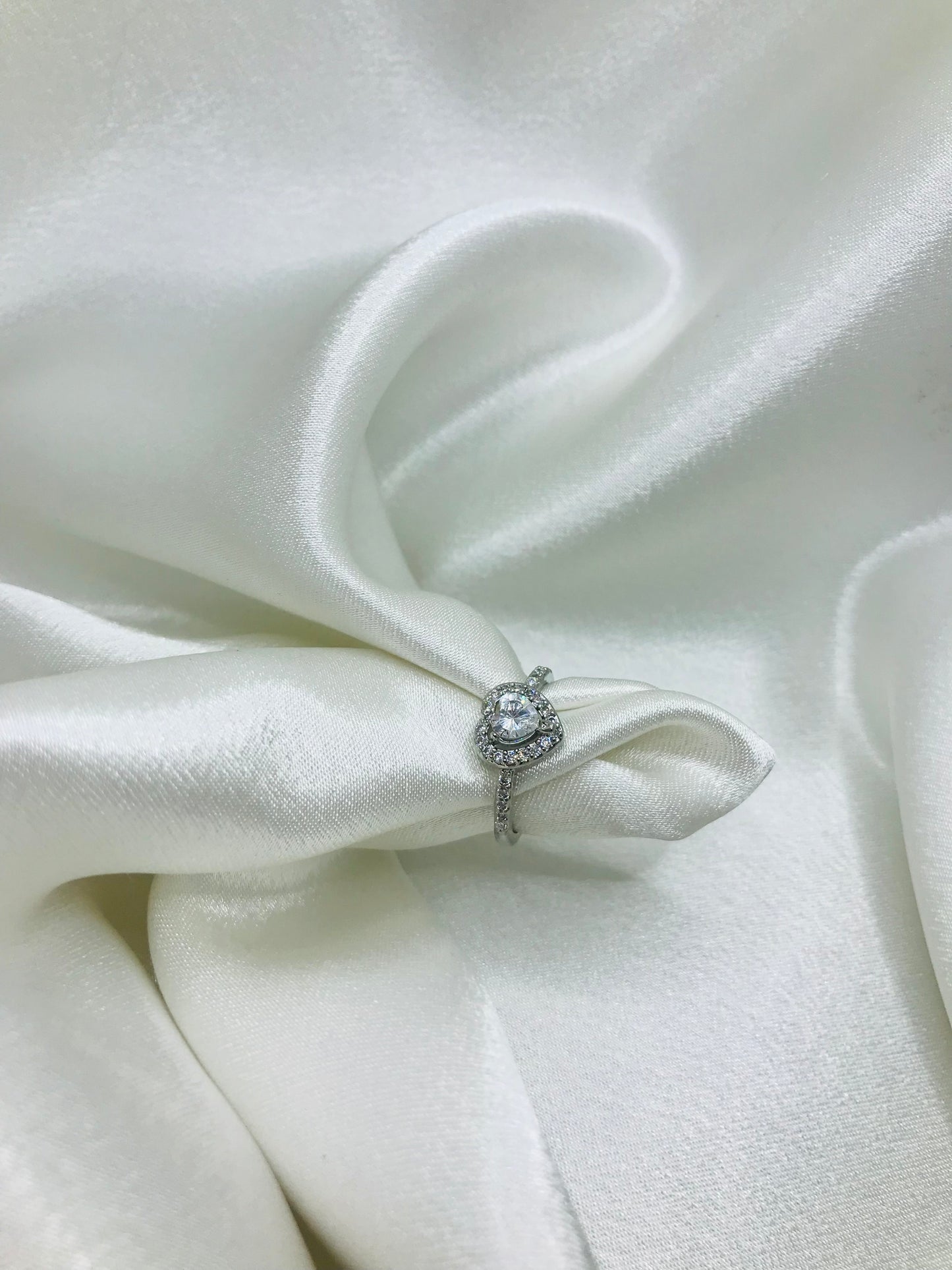 Heart-Shaped Gemstone Rings