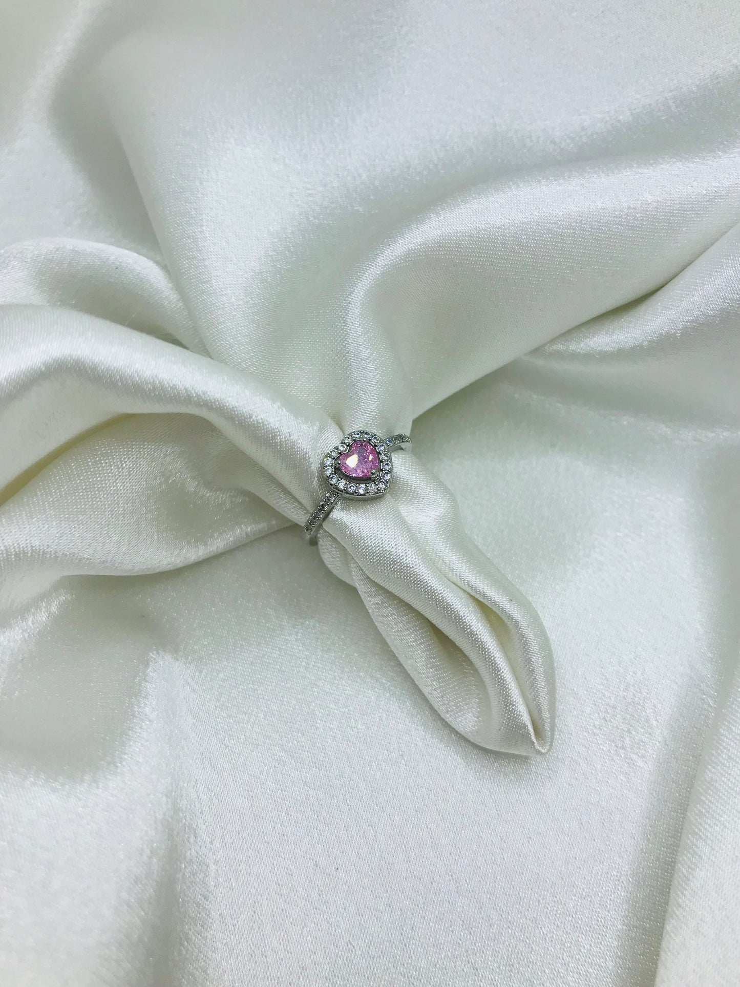 Heart-Shaped Gemstone Rings