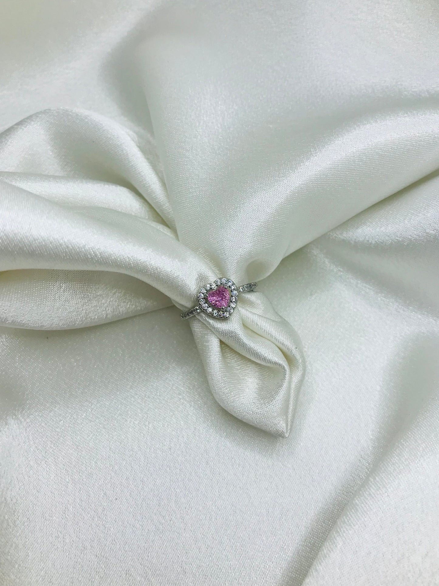 Heart-Shaped Gemstone Rings