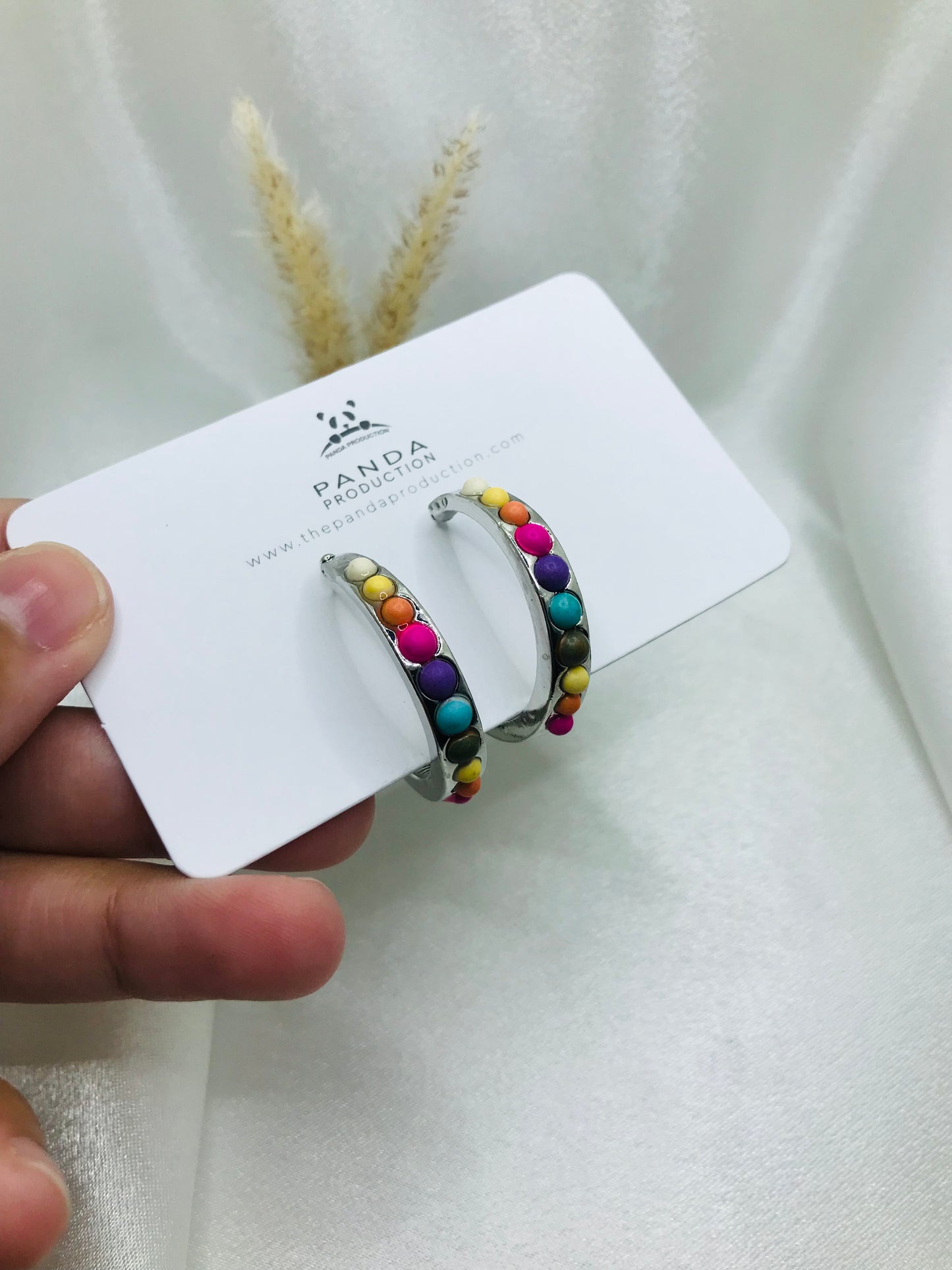 Colorful Hoop Earrings