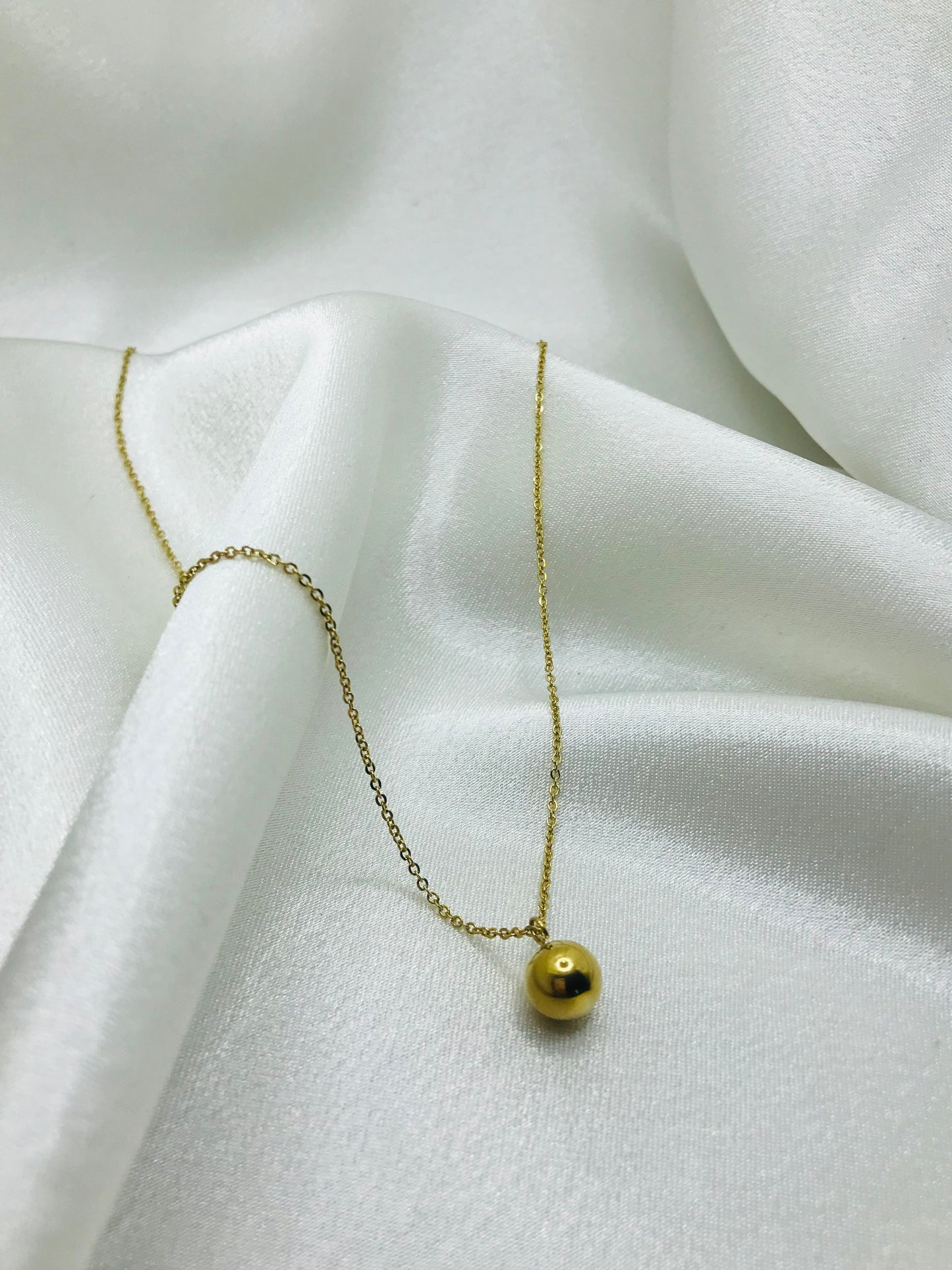 Gold Ball Pendant